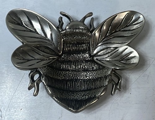 Silver bee trinket dish - trinket,